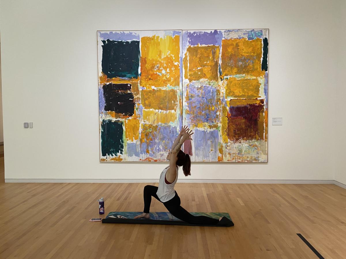 Yoga in the Galleries