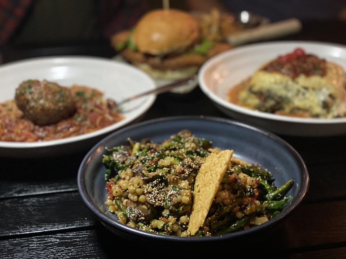 The Buddha Bowl from JW Patio features wholesome ingredients like butternut squash and quinoa.