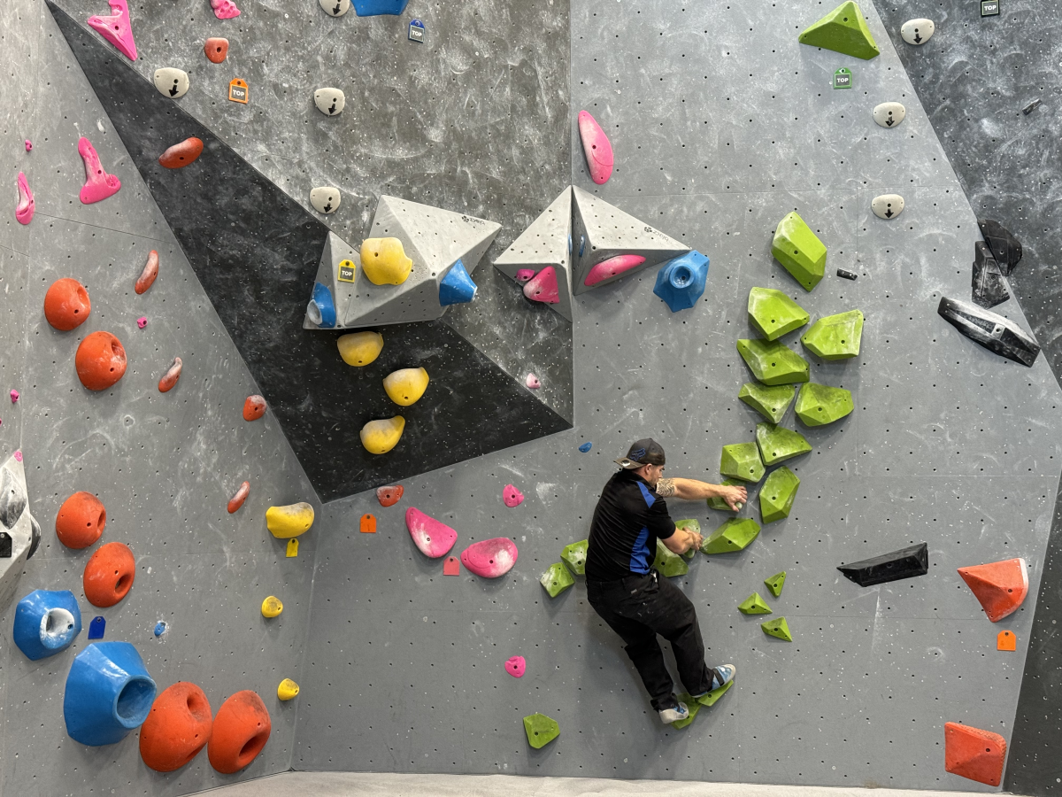 Bouldering at Climb Bentonville