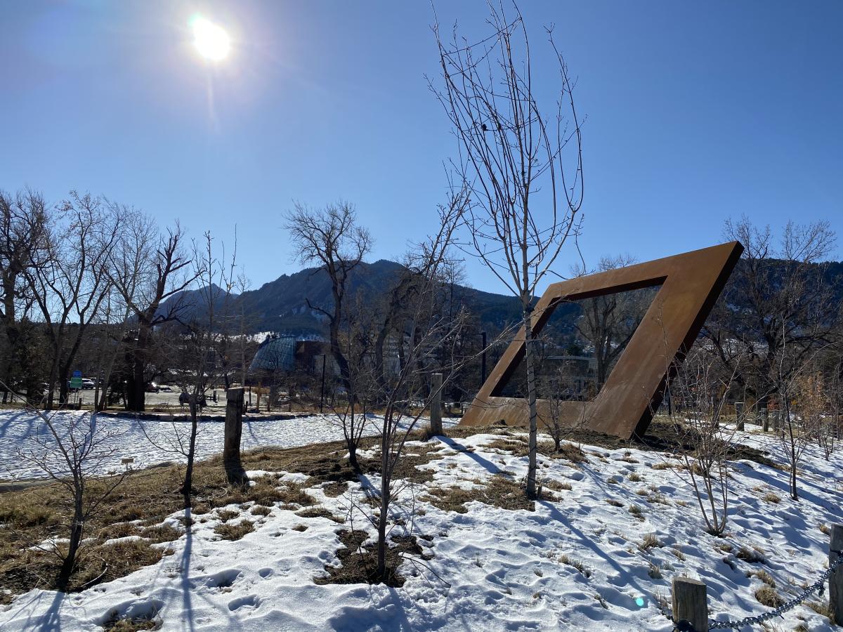 55 Degrees Boulder Art Installation
