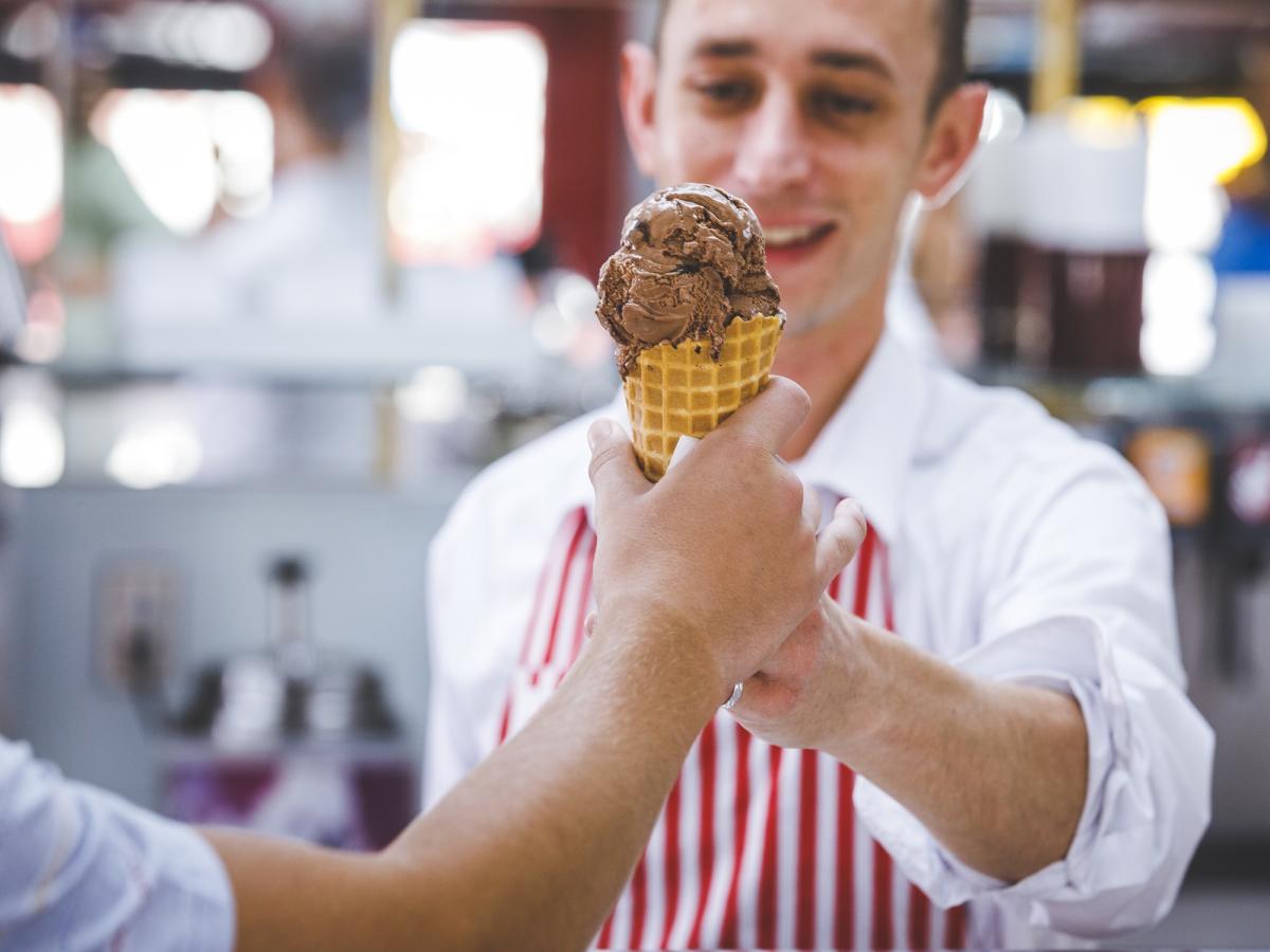 Mr. B's Ice Cream Downtown
