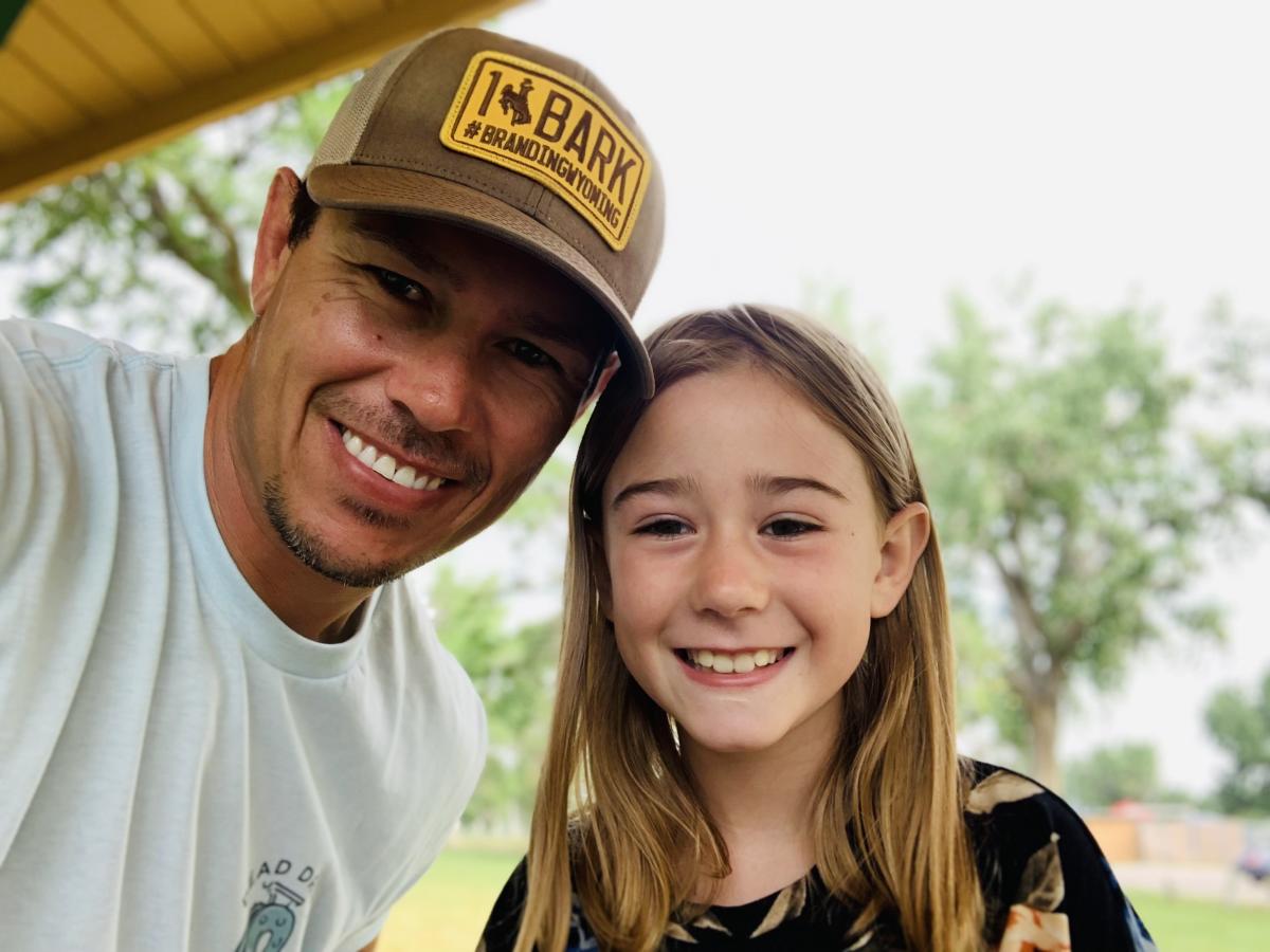 Father and Daughter in Casper, Wyoming