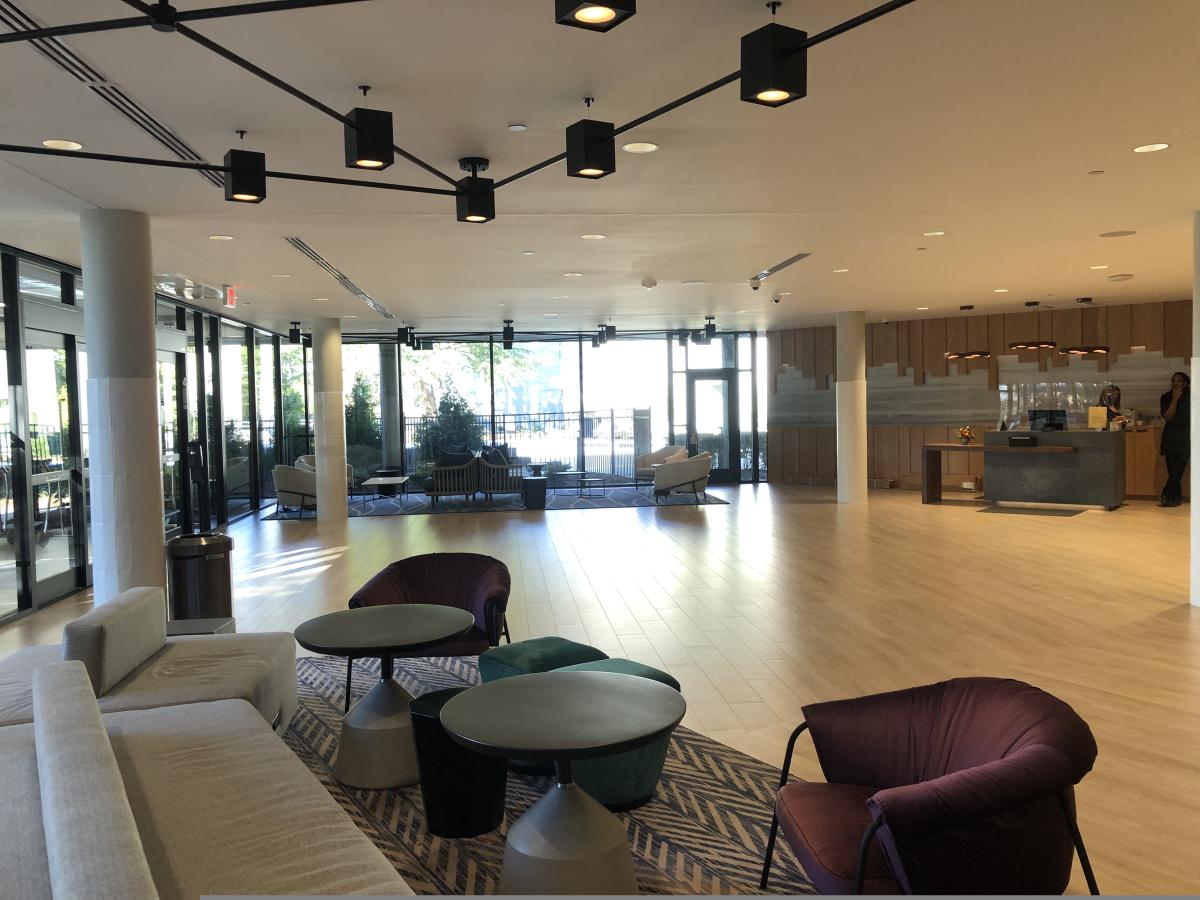 Lobby at the Sheraton Chapel Hill