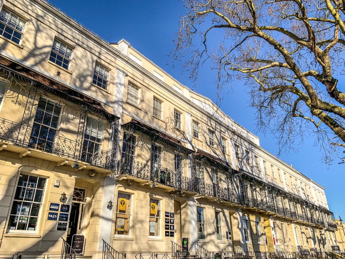 View of the Promenade verandas in Cheltenham