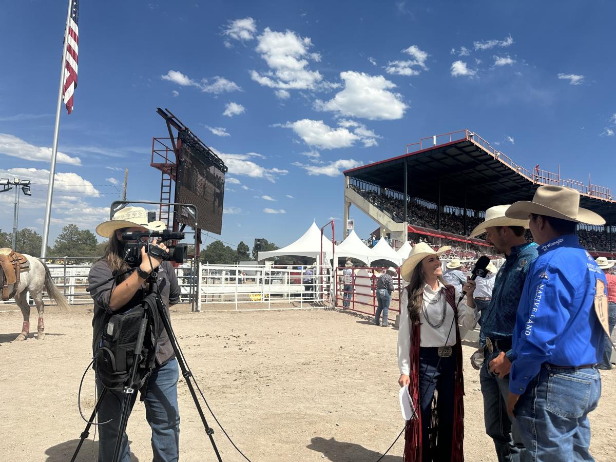 Katy Lucas reporting at CFD