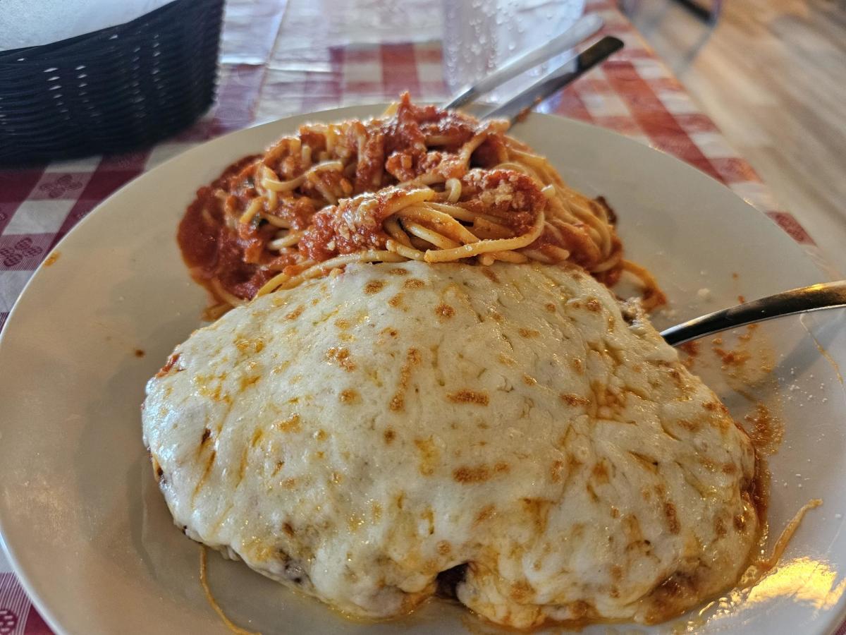 Chicken parmesan from Casa D'Italia