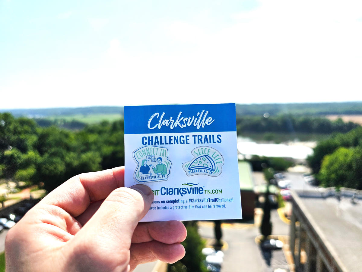Visit Clarksville Challenge Pins