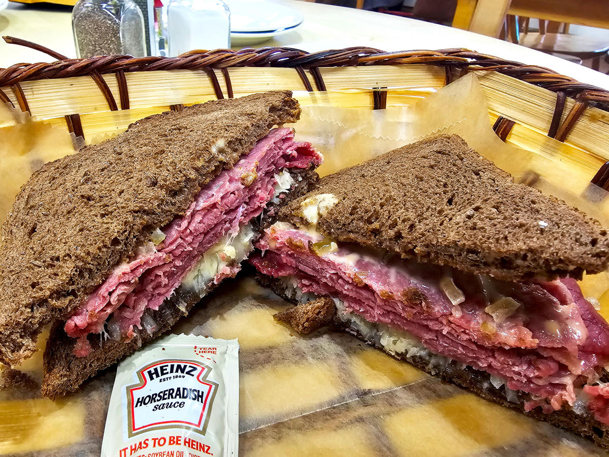Reuben sandwich from Silke's