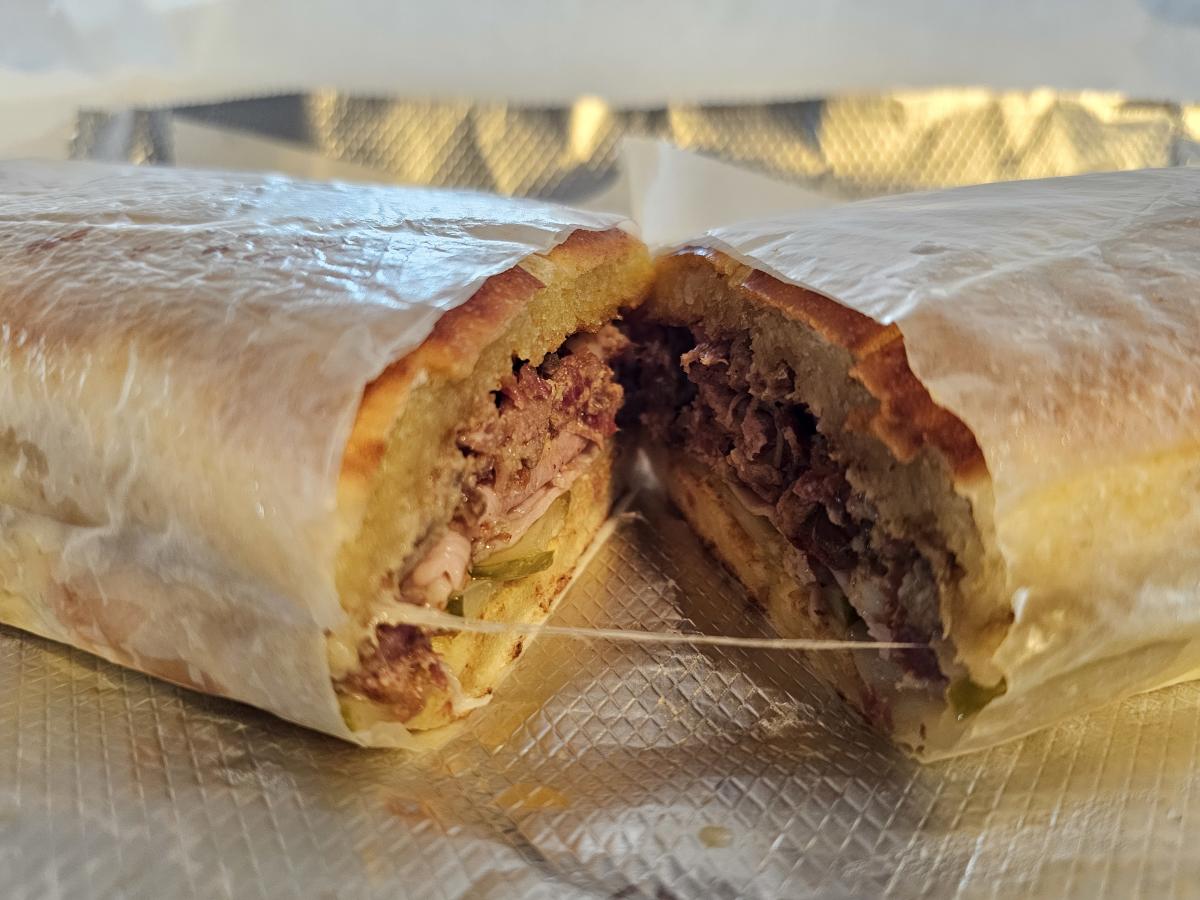 Cuban sandwich from Strawberry Deli.