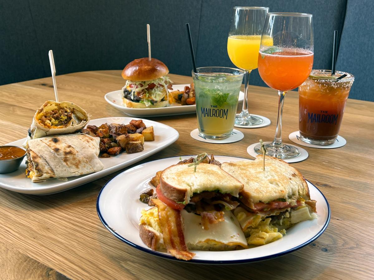Brunch at The Mailroom, located downtown Clarksville.