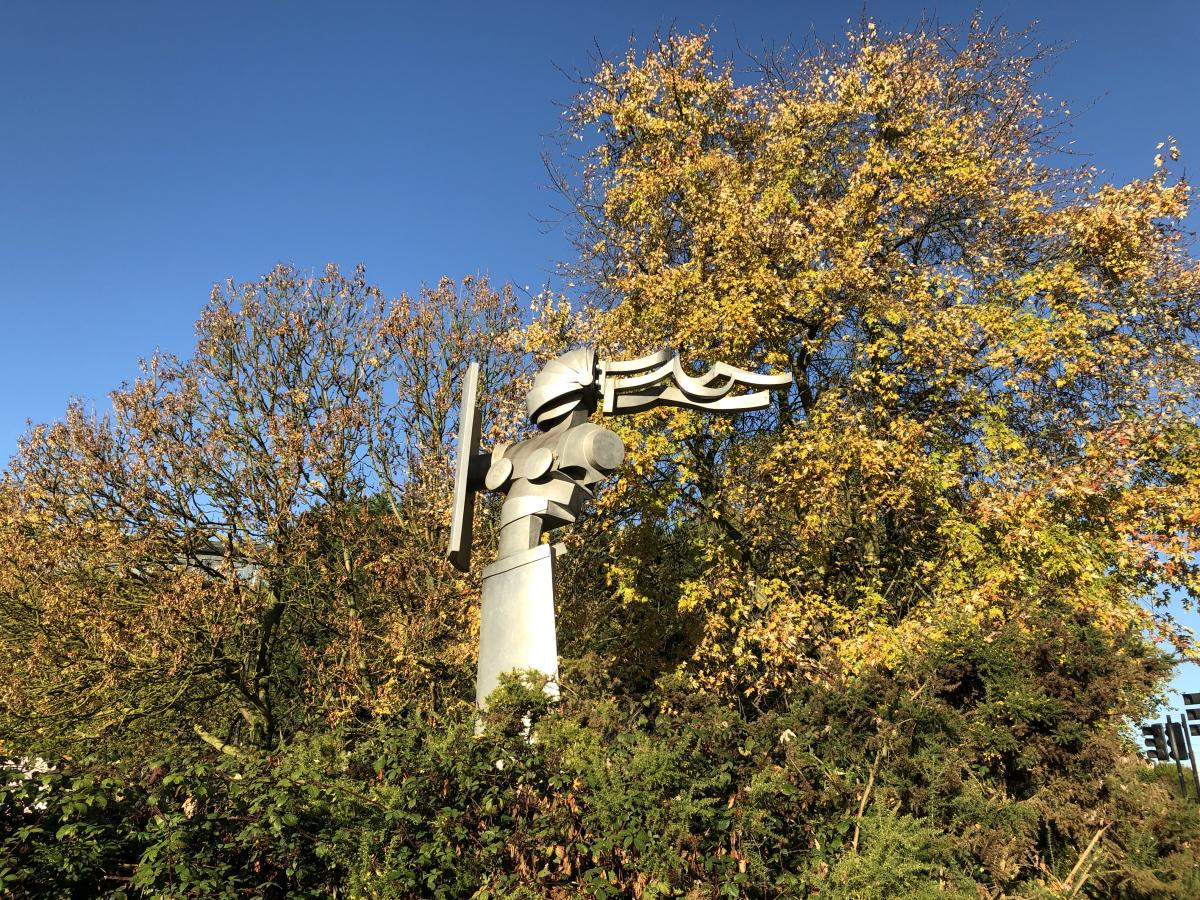 Boudicca Statue in Autumn