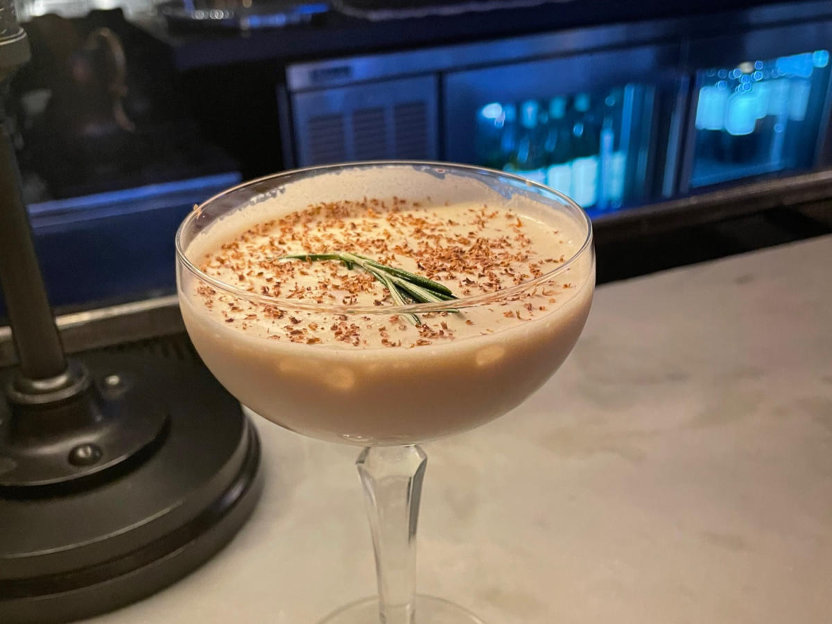A cocktail at The Keep inside LeVeque Tower in downtown Columbus