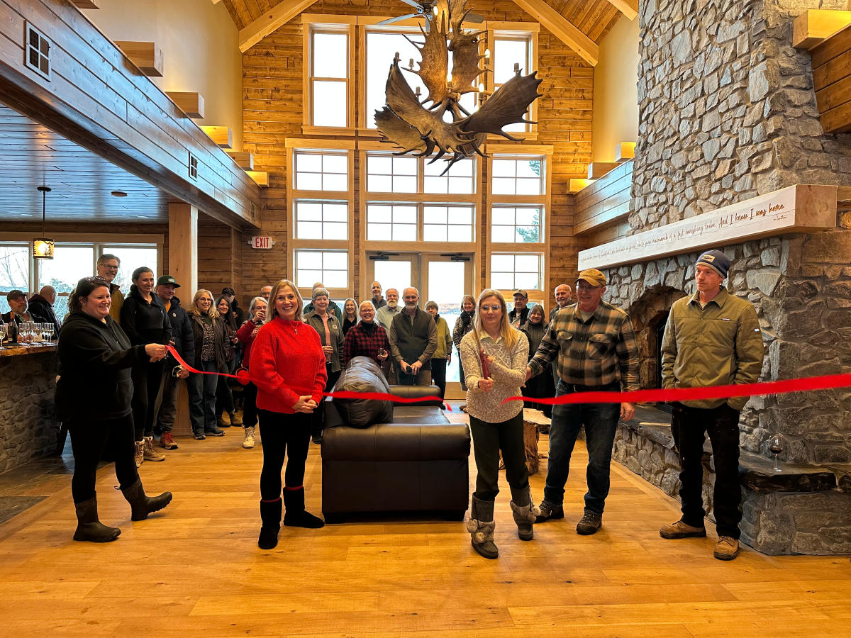 Ribbon Cutting Northern Lights Lodge