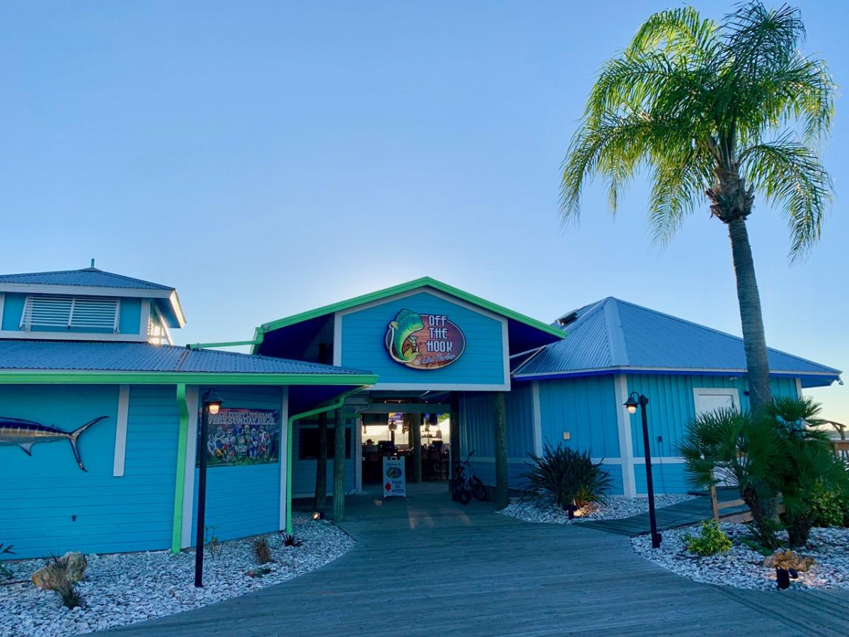 Off the Hook at Inlet Harbor is a restaurant in Ponce Inlet