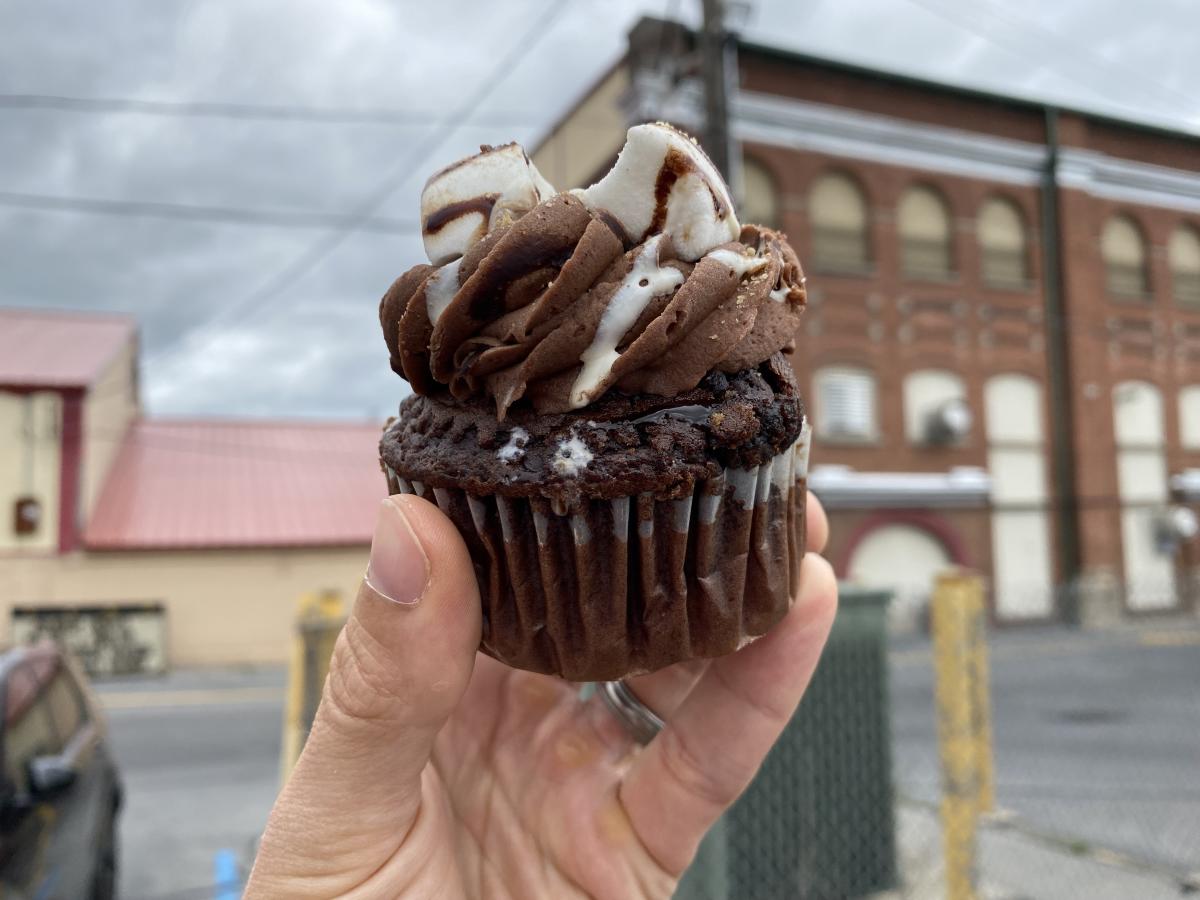 A cupcake from Blondies in Catasauqua, Pa.