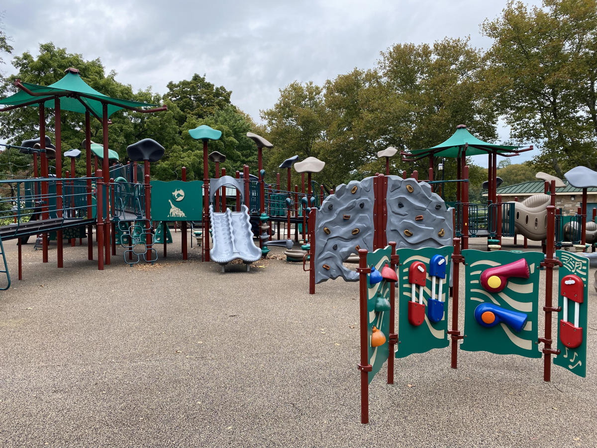 The playground at Cedar Beach Park in Allentown, Pa