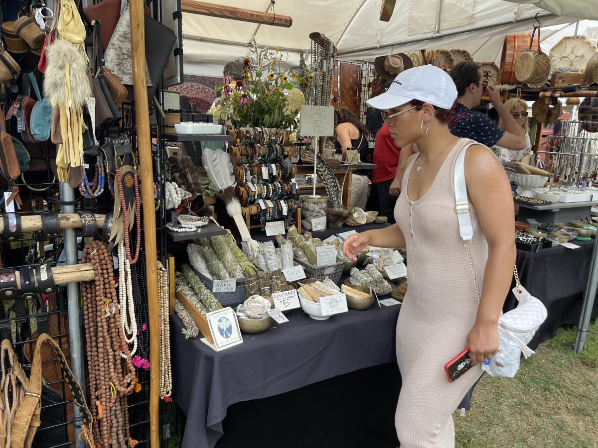 Shop fine artisans at Martin Guitar Handwerkplatz at Musikfest in Bethlehem, PA