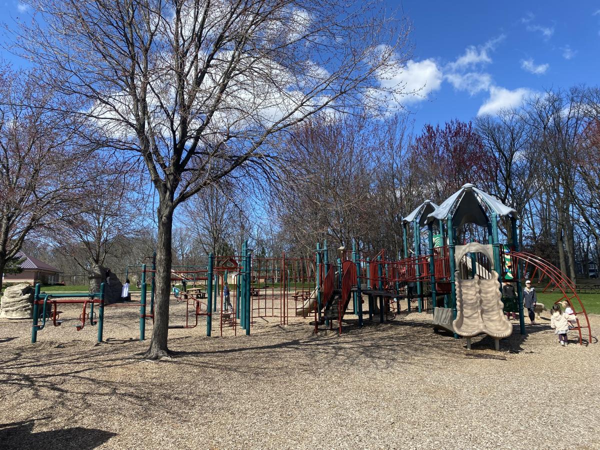 The playground at Lone Lane Park in Allentown, PA