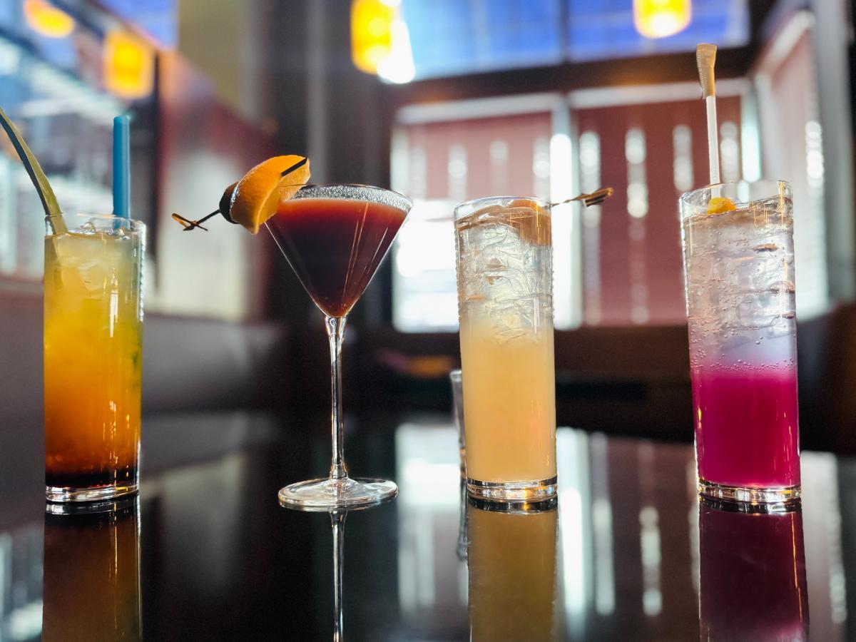 Mocktails at White Orchid at Promenade Saucon Valley