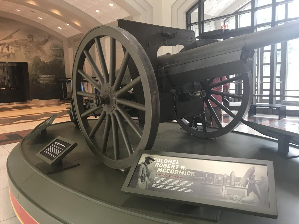 Old cannon at the First Division Museum