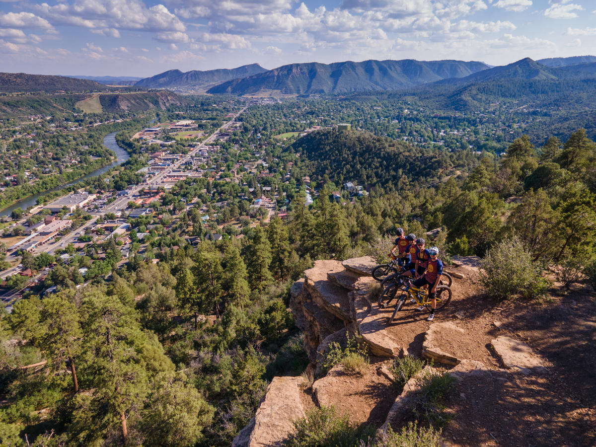 Mountain Biking on Animas City Mountain During Summer