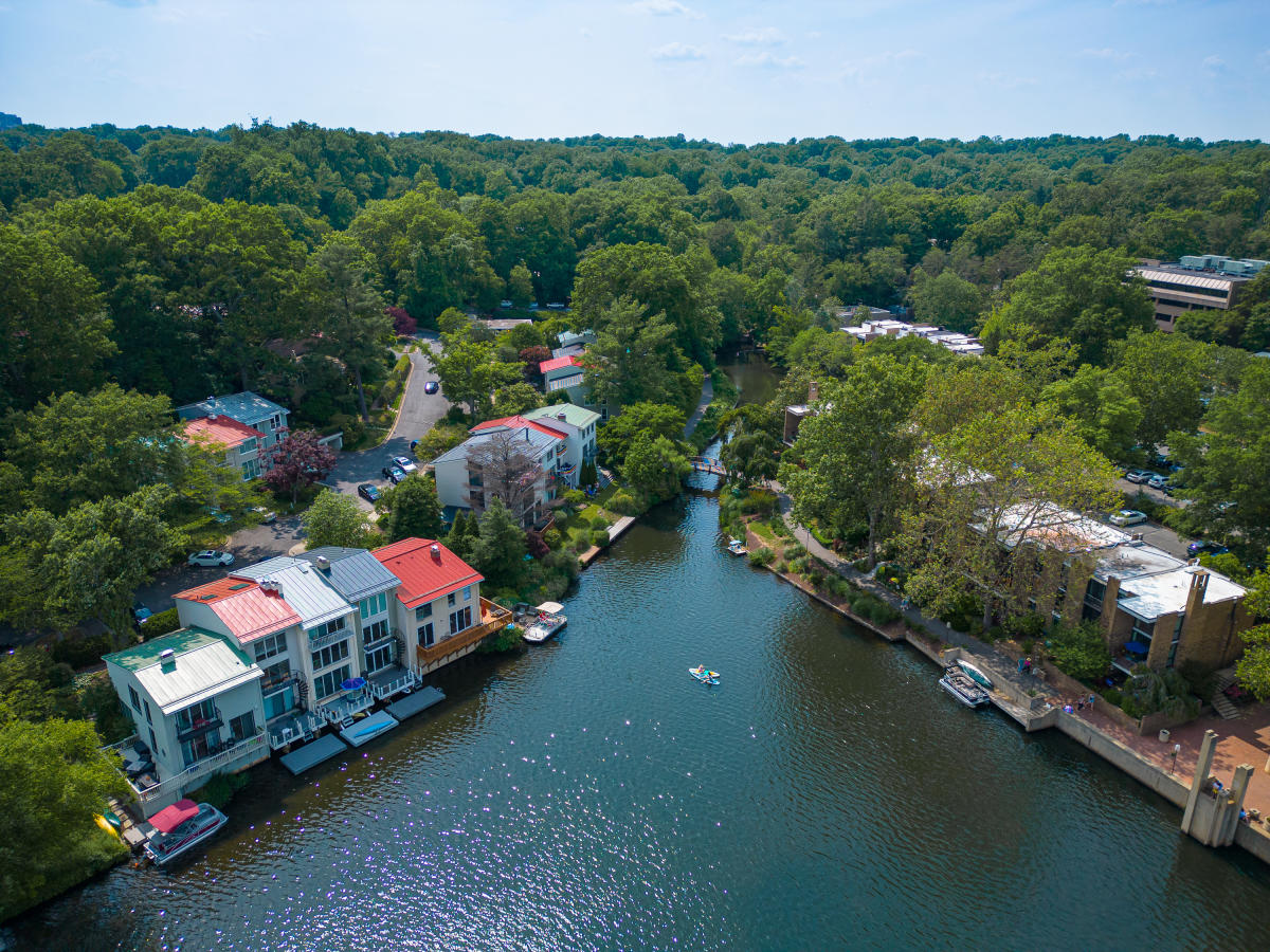 Lake Anne - Reston - Aerial - April Greer - Landscapes
