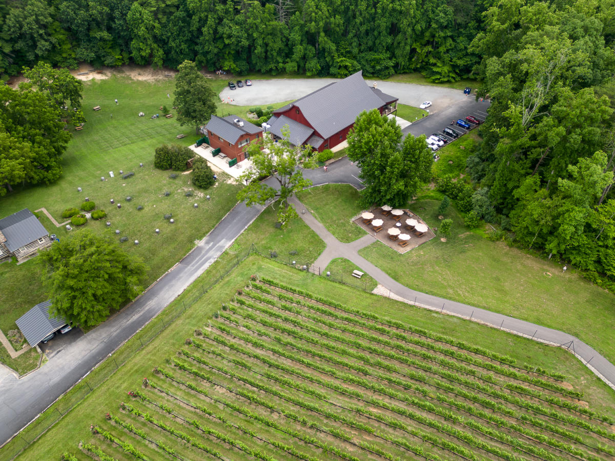 Paradise Springs Winery - Aerial - OBVFX - April Greer