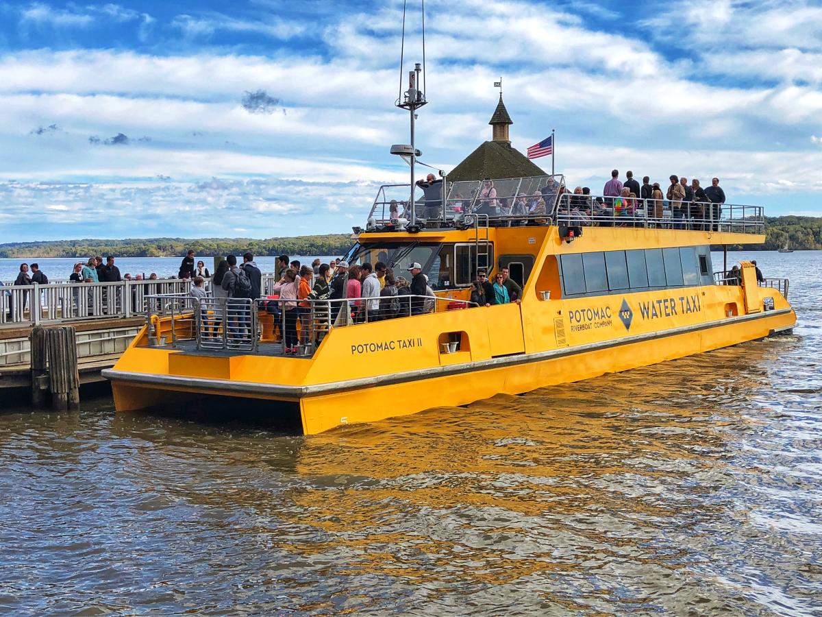 Mount Vernon - Wharf - Potomac Riverboat Company Water Taxi