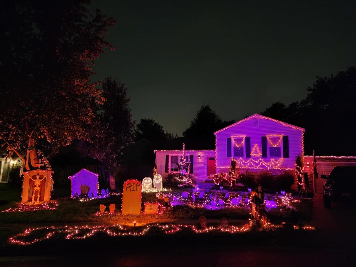 Halloween Lights at Jubilation Court