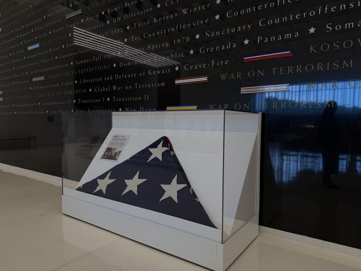 National Museum of the United States Army - 9/11 Pentagon Flag - OBVFX