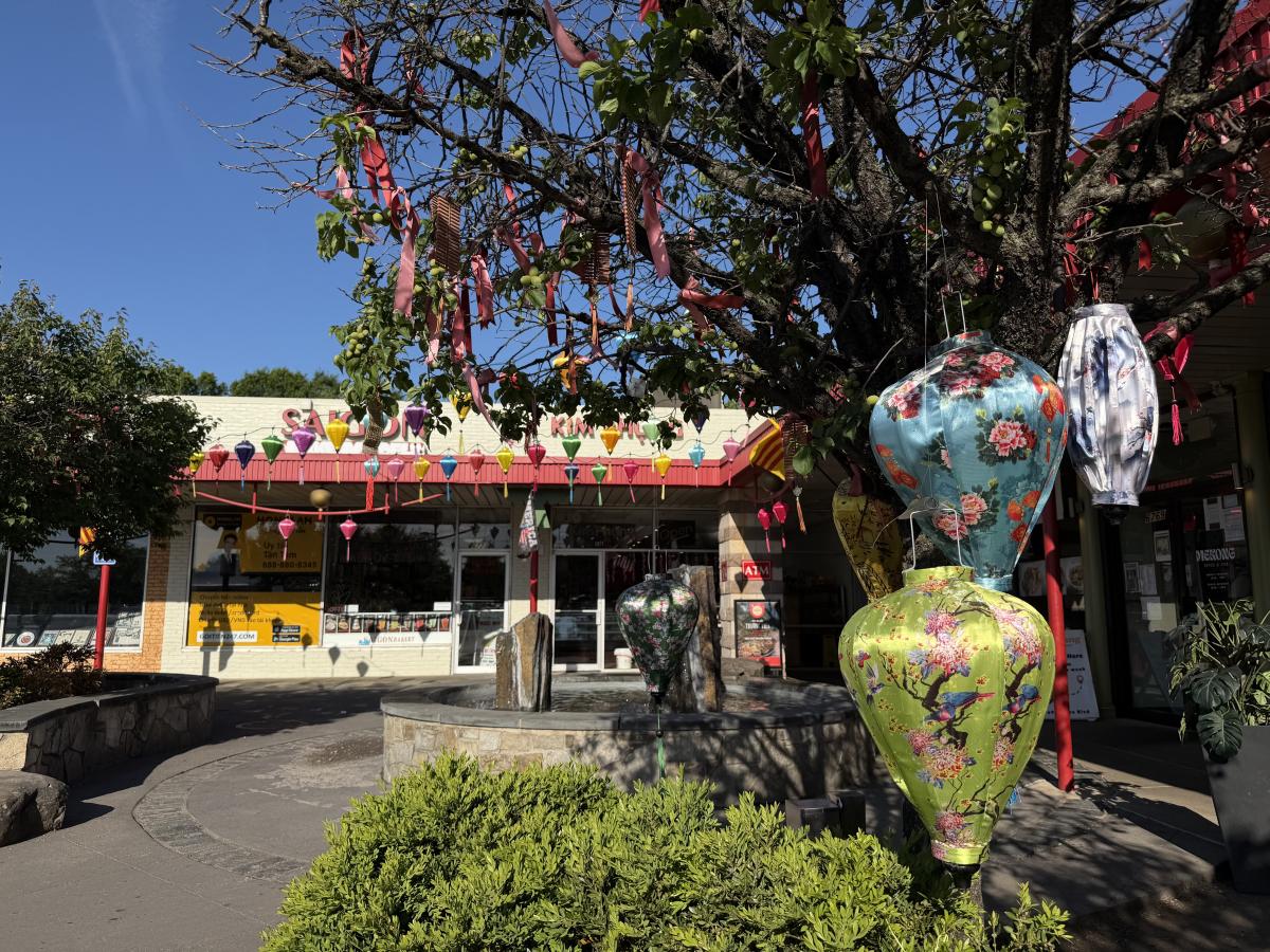 Store Front in Summer at Eden Center