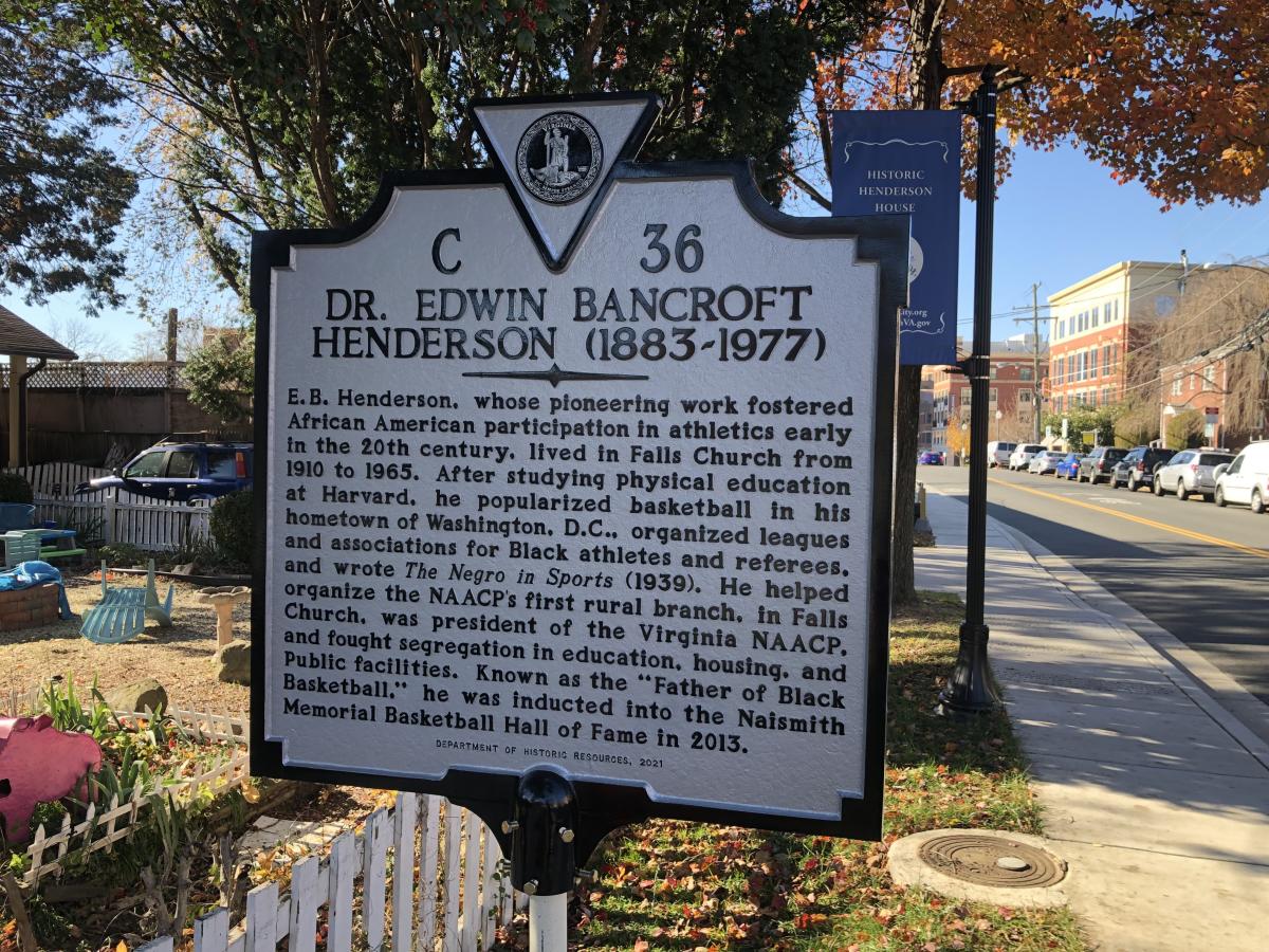 E.B. Henderson Historical Marker - Tinner Hill - Black History - Falls Church