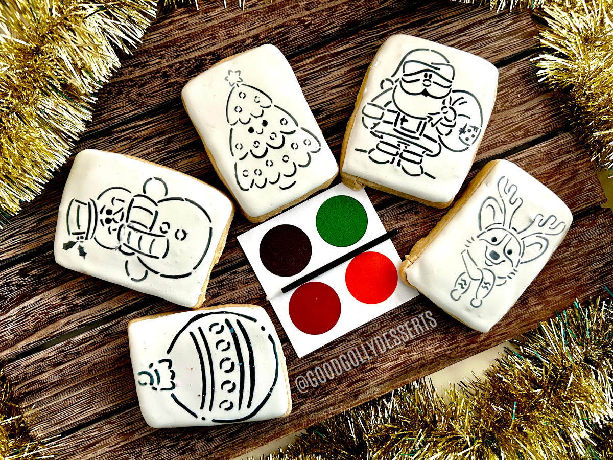 Good Golly Desserts - Cookie Painting Kit - Made in Fairfax