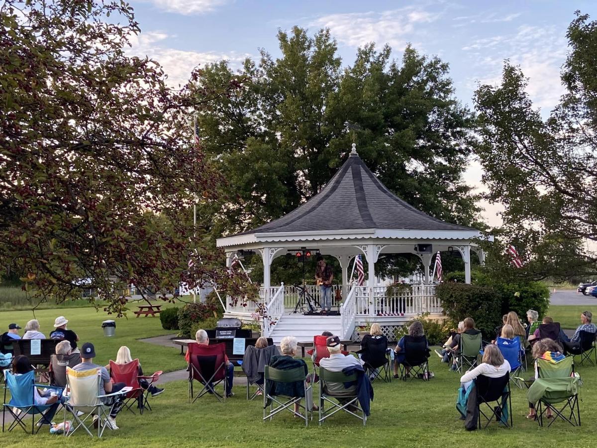 Honeoye Gazebo During Summer Performances