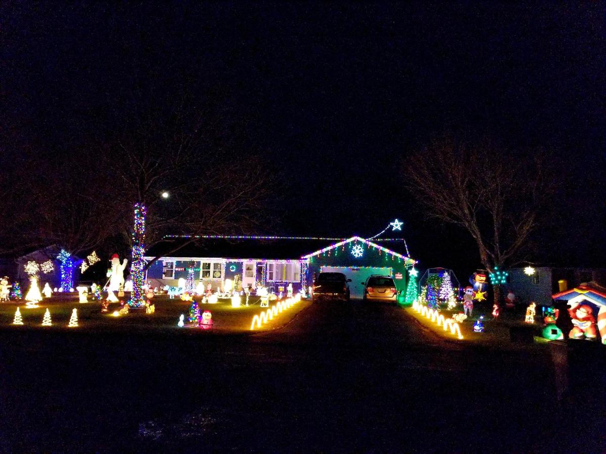 Kilbourn Drive House Light Display by Clayton Bishop