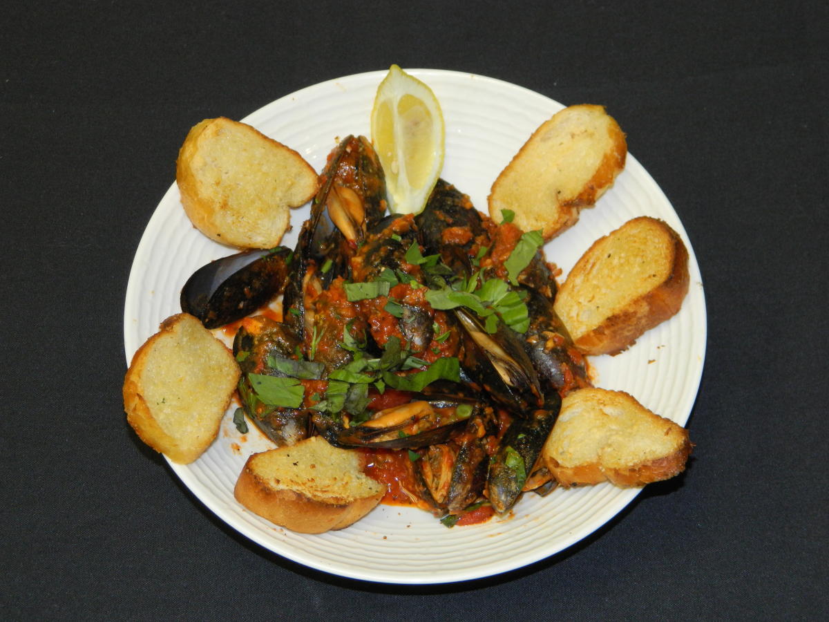 Seafood pasta at Casa in Fort Wayne, Indiana