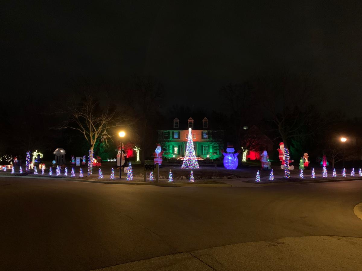 Spring Burn Drive Holiday Display-beste kerstverlichting Display in Fort Wayne, Indiana