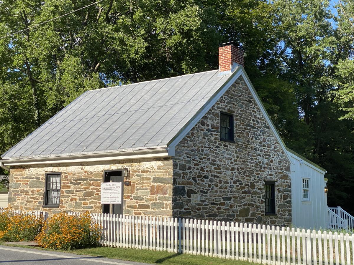 Exterior of the Forgeman's House at Catoctin Furnace
