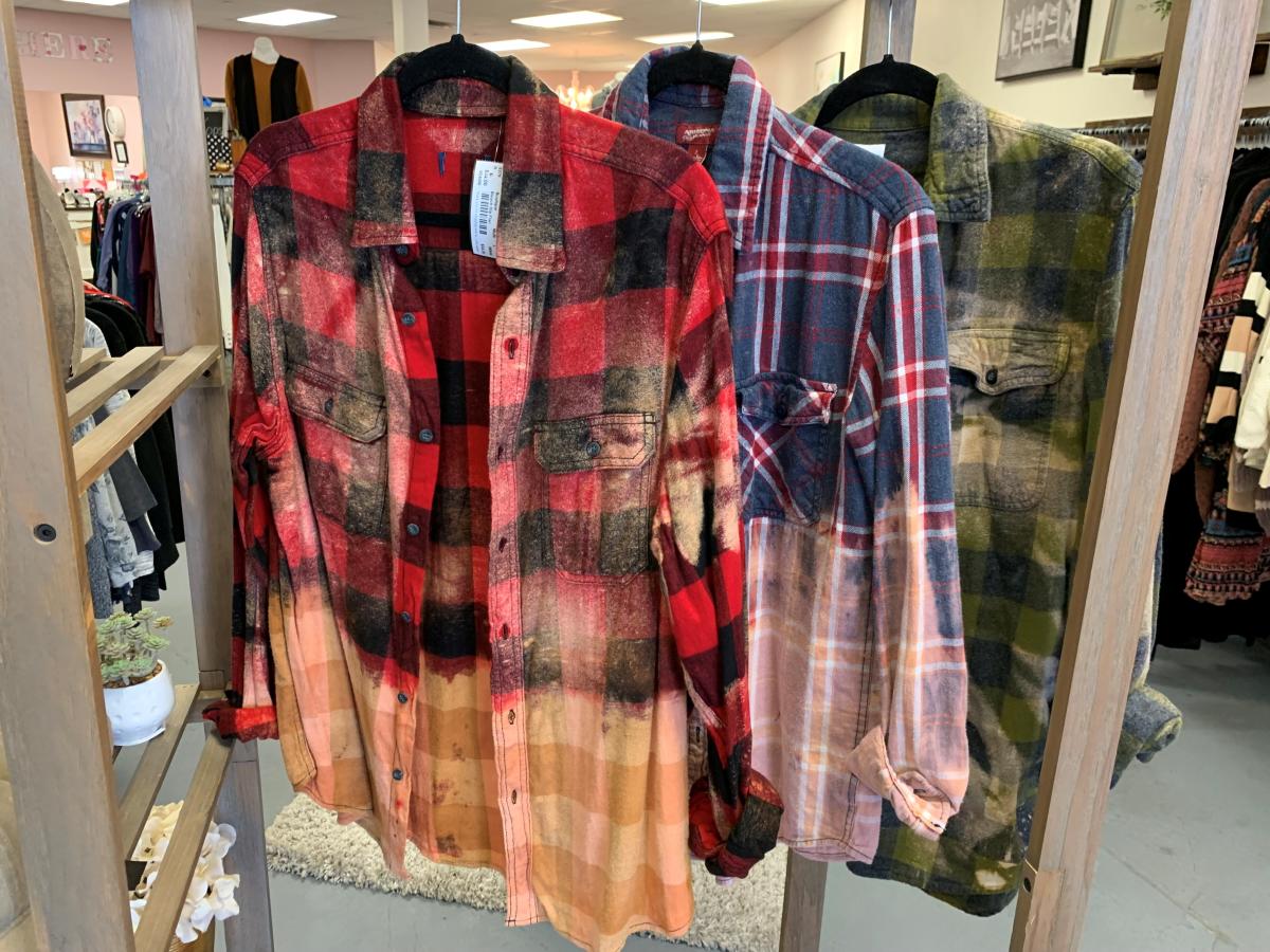 Style Threads Dip Dyed Flannels