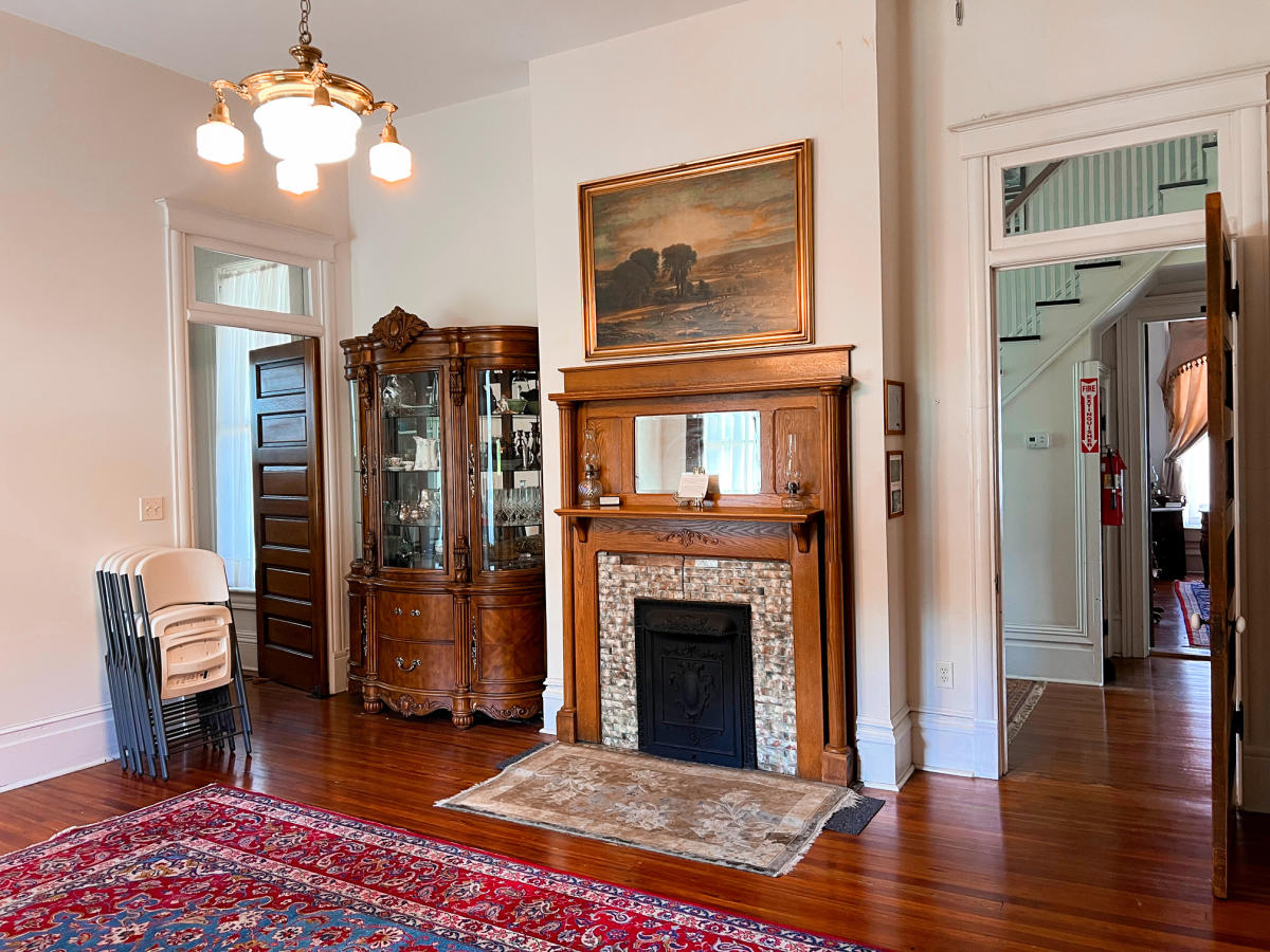 Lowry House Fireplace