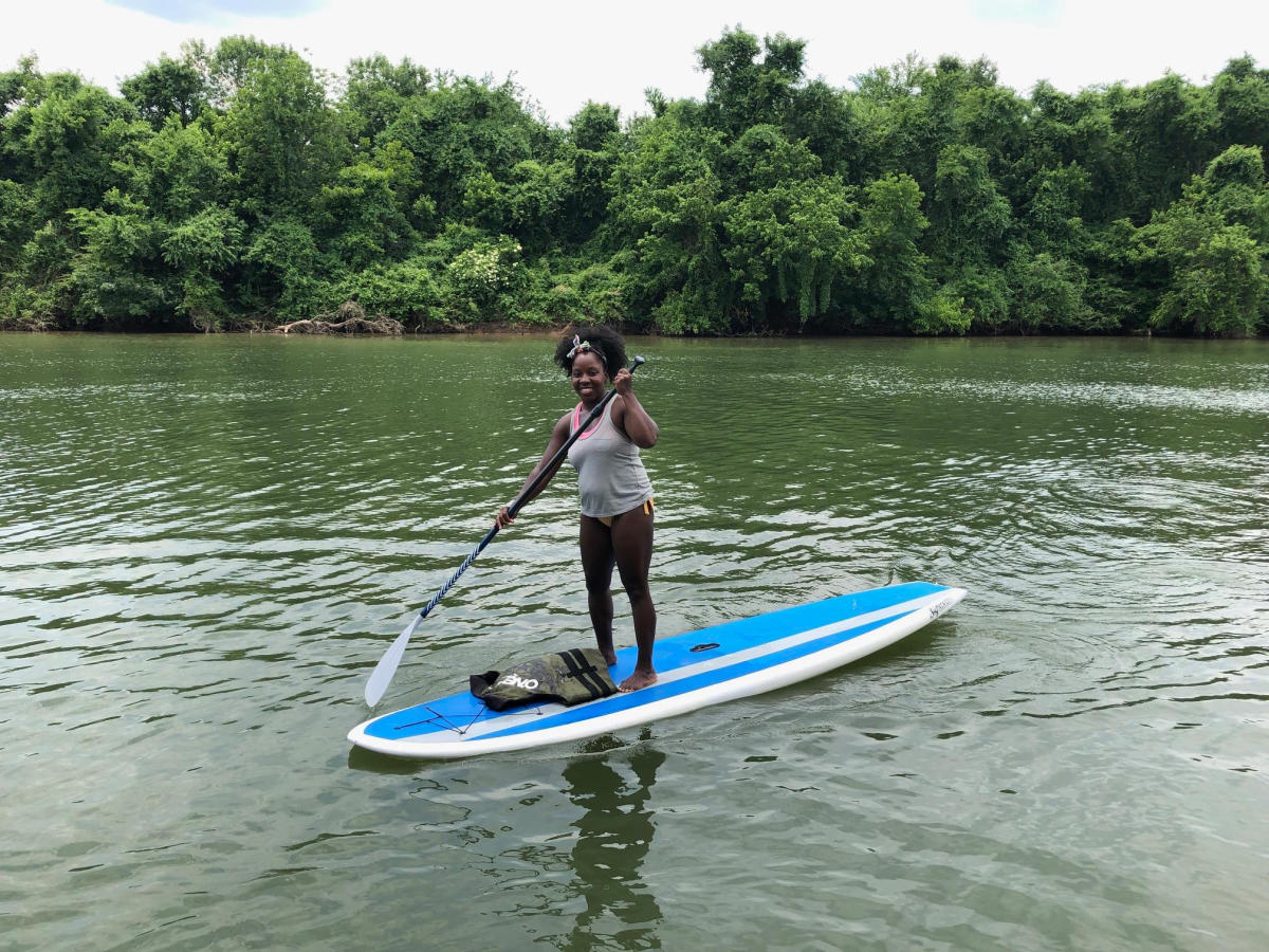 Paddle boarding