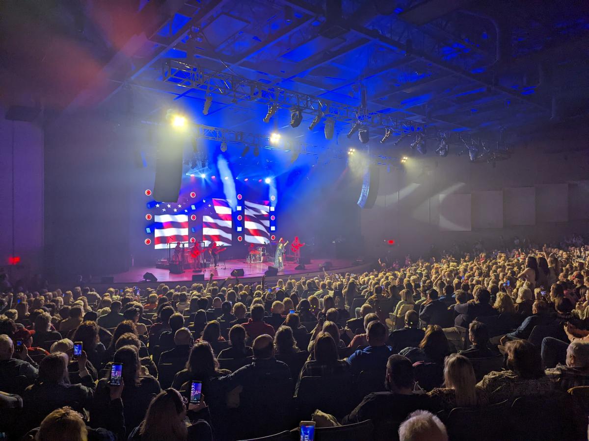 Brown County Music Center stage and crowd