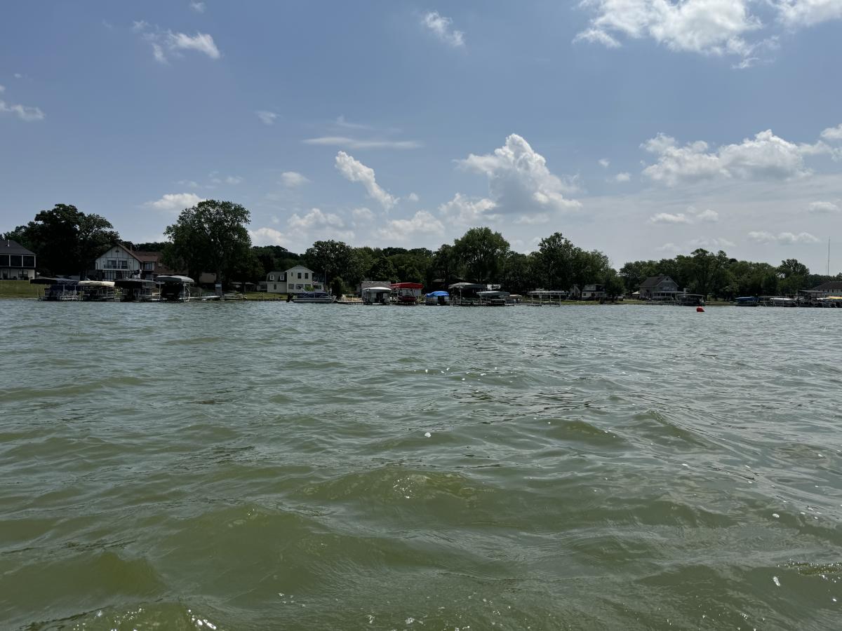 View of Cedar Lake from boat