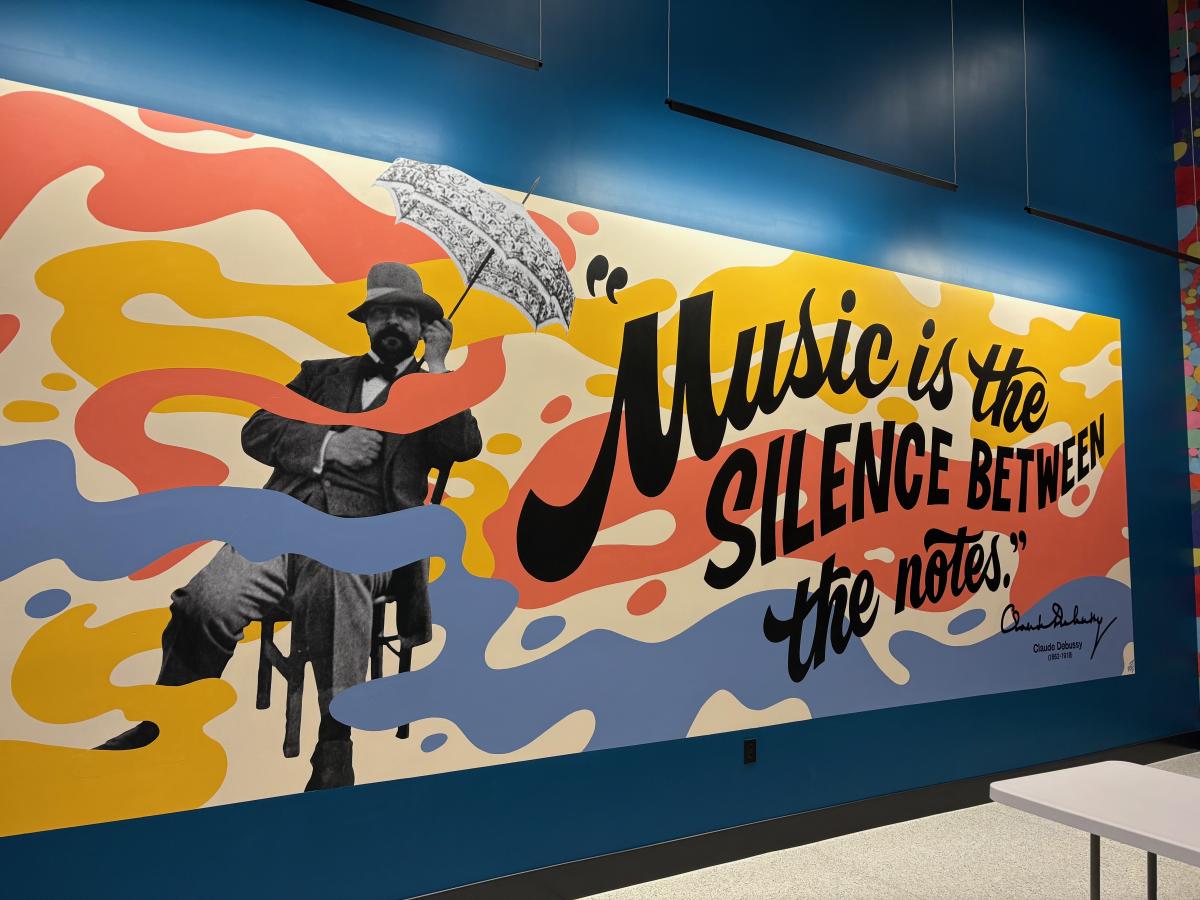 Fort Wayne Pearl Street Arts Center music mural