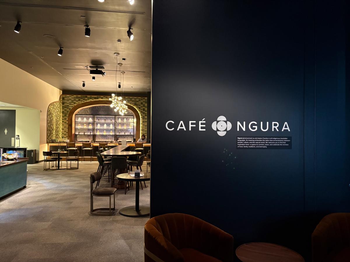 Cafe Ngura “Connection: Land, Water, Sky – Art & Music from Indigenous Australians Newfields Indianapolis LUME