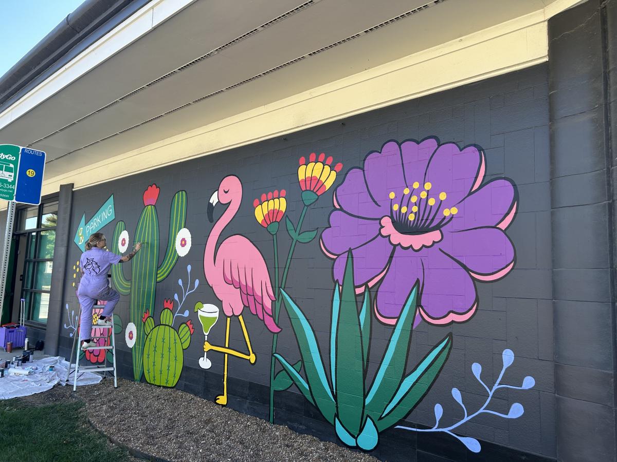 Social Cantina Broad Ripple mural