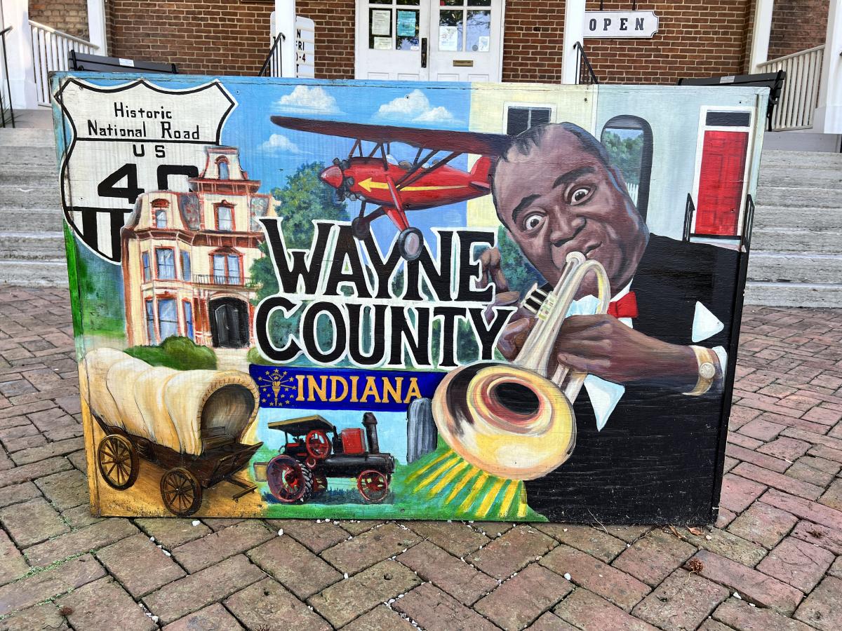 The Wayne County Historical Museum - exterior sign