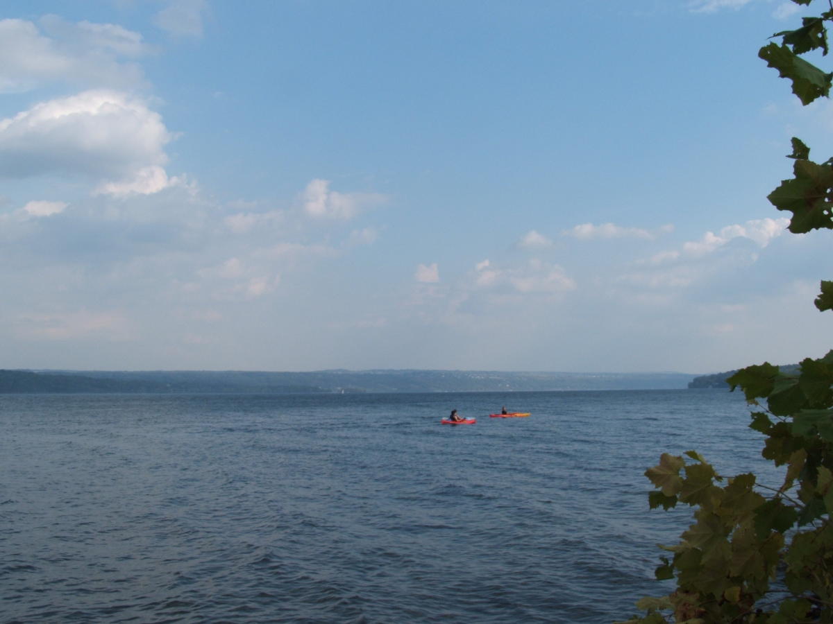 Kayaks Cayuga Lake
