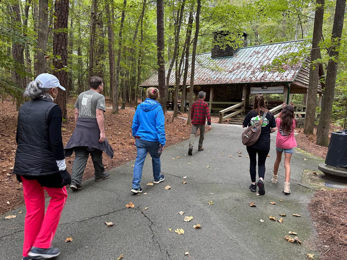 Guided Hike at Clemmons for the Fall Hiking Challenge 2025 with the Friends Group.
