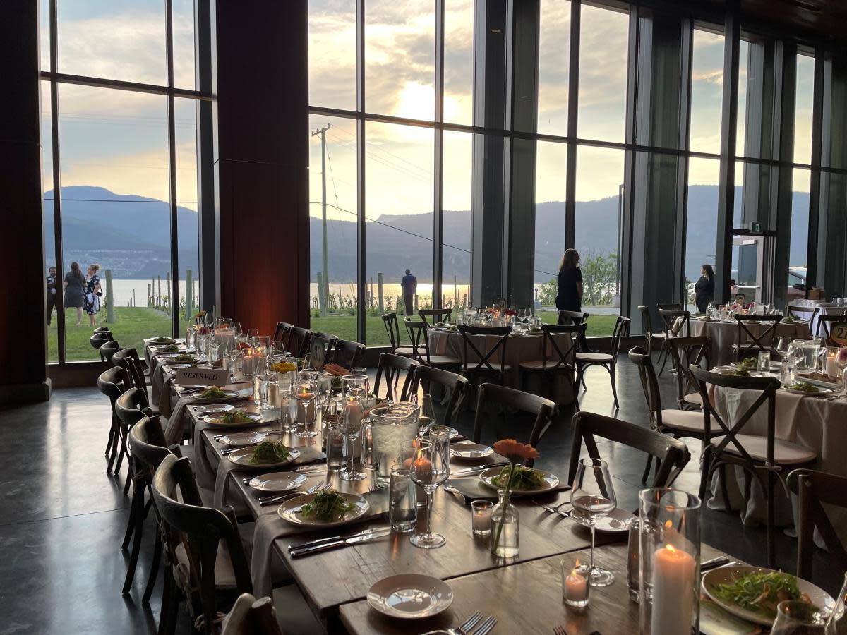 Cantrav event set up at 50th Parallel